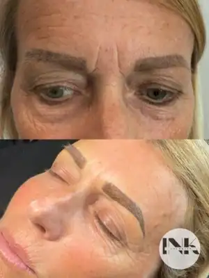 PMU correction results by Lakeland permanent makeup specialist