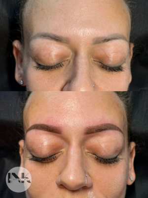 Ombre brows best eyebrows Lakeland FL Jourdain Ink
