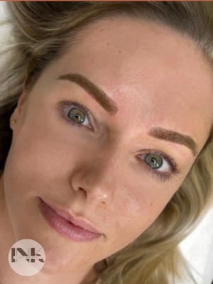 Microblading detail work in Lakeland, FL