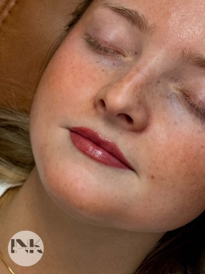Lip blush tattoo in Lakeland, FL